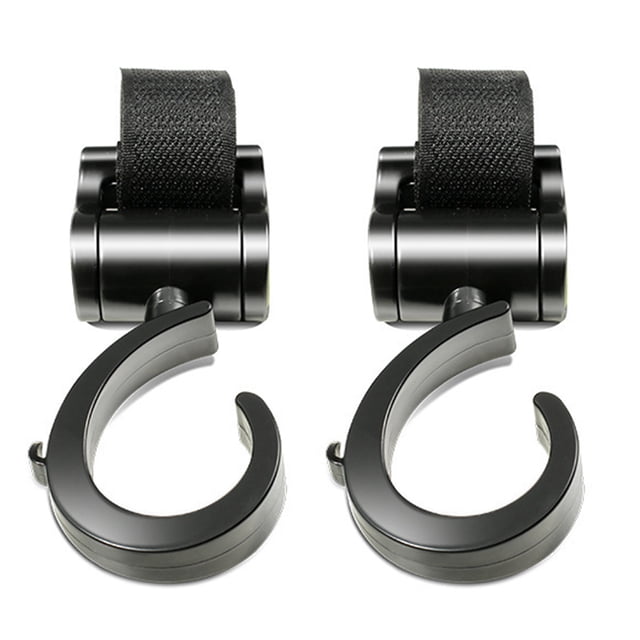 Gancho para cochecito de bebé, accesorios para cochecito, Clips para cochecito, accesorios para bolsa, portabotellas, 2 uds.