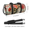 thumbnail image 2 of Easygdp Butterflies And Flowers Painting Bolsa de Viaje, Bolsa de Mano, Bolsa de Gimnasio, Bolsa de Equipaje para Viaje, 2 of 6