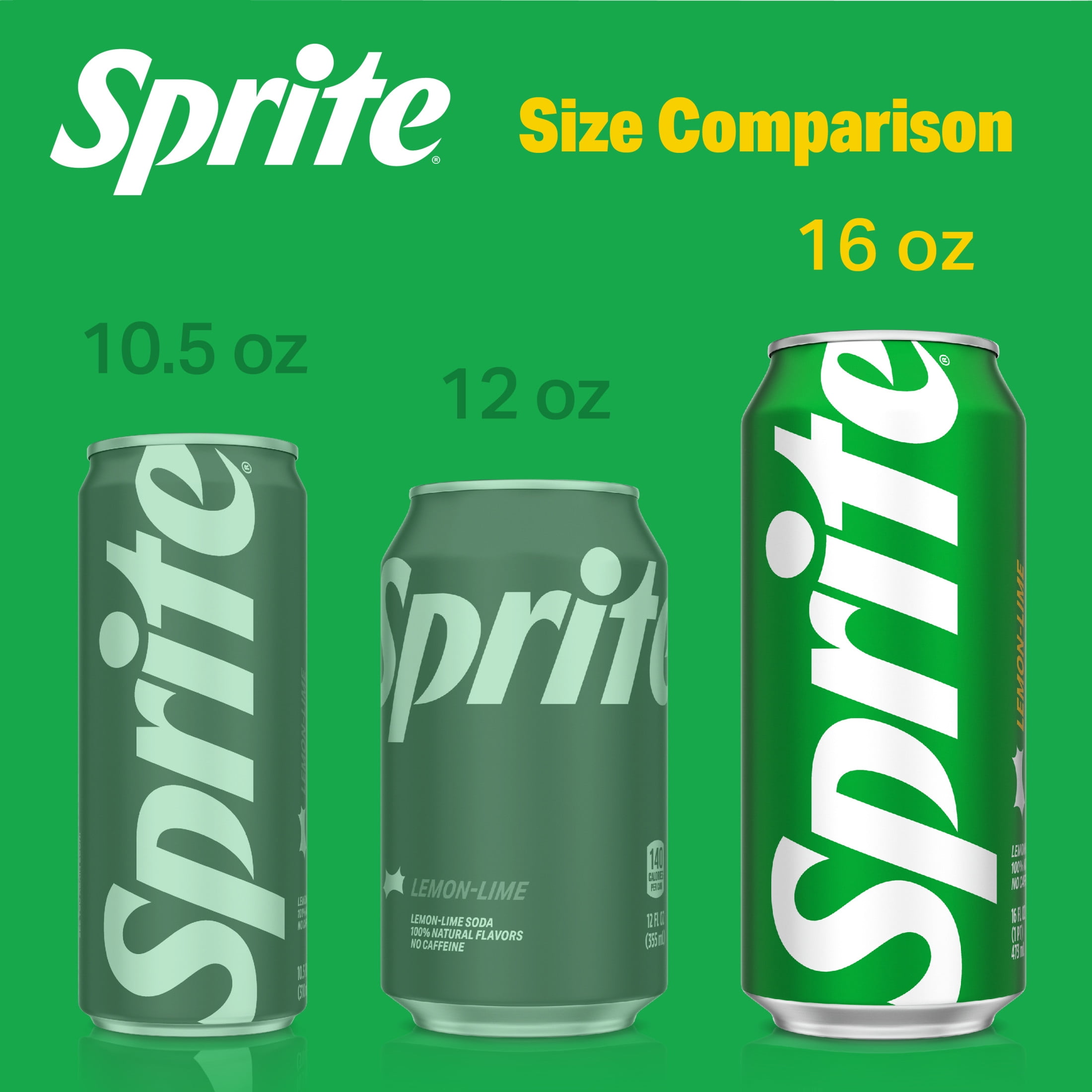Sprite Lemon-Lime Caffeine Free Soda Pop Can, 16 fl oz
