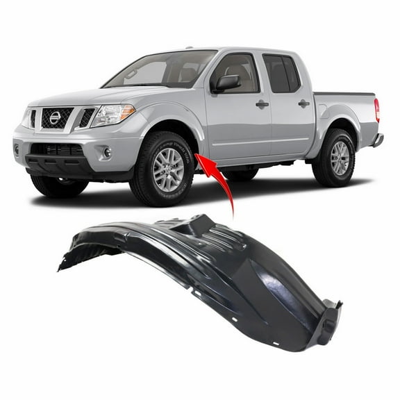 DCP Front Left Driver Side Fender Liner For 2005-2019 Nissan Frontier NI1250127