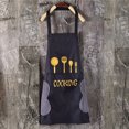 thumbnail image 5 of Matsuzay Delantal Dido impermeable a prueba de aceite babero de cocina ajustable con accesorio de cocina Herramientas y accesorios para hornear Negro Matsuzay HA003509-01, 5 of 5