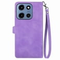 thumbnail image 3 of for Motorola Moto G Play 5G 2026 6.7 inch Case, Wallet for Women Men, Durable PU Leather Magnetic Flip Lanyard Strap Wristlet Zipper Card Holder Wallet Phone Case for Motorola Moto G 2025, 3 of 10