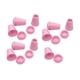 thumbnail image 2 of 10x Topes de campana para extremos de cuerdas de tracción, clips de palanca, sujetadores de decoración, topes de extremos de cordón para manualidades Rosa, 2 of 8