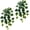 Potho, variant on 2 Pack Fake Hanging Plants for Shelf, Artifical Potted Ivy Plants for Bathroom Decor, Fake Ivy Hanging Plant for Indoor Farmhouse Decor (Ivy)