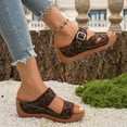 thumbnail image 2 of Mostsola Womens Platform Sandals Comfortable Arch Support Slippers Slip on Orthopedic Wedges Slides, 2 of 8