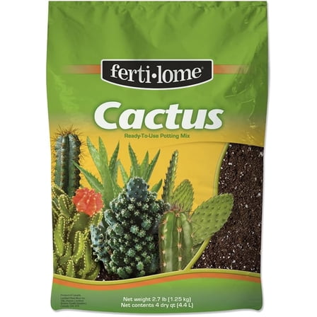 Fertilome Cactus Potting Mix Floral Cacti/Succulent Soil, 4qt