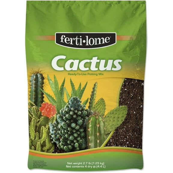 Fertilome Cactus Potting Mix Floral Cacti/Succulent Soil, 4qt