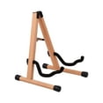 thumbnail image 2 of Graflsoa Foldable Solid Wood Guitar Stand for Acoustic, Electric, Bass, Ukulele, Cello, and Banjo - Portable, Adjustable, and Stylish with Soft Foam Padding for Protection, 2 of 3
