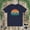 Navy, variant on Uff Da. Funny Midwestern saying Minnesota saying retro sun Unisex T-shirt