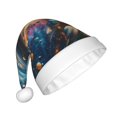 thumbnail image 2 of Balery Colorful Planet Universe Pattern Santa Hat Christmas Hat Funny Christmas Hat Christmas Knitted Beanie Hat For Men Women Adult, 2 of 6