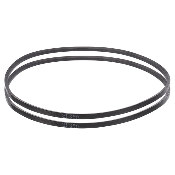 Uxcell 2 pack 3L350 Classic Wrapped Rubber V-Belt, 35"(889mm) Outside Circumference, 3L Profile V Belt 3/8" Width 7/32" Height