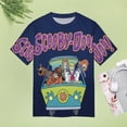 thumbnail image 5 of Scooby Doo Womens T-shirts Crewneck Shirts Blouse Short Sleeve Tee Shirts Girls Tops 3XL, 5 of 8