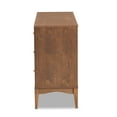 thumbnail image 5 of Baxton Studio Landis Mid-Century Modern Ash Walnut Finished Wood 6-Drawer Dresser, 5 of 11