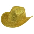 thumbnail image 3 of Women's Hat Womens Gold Cowboy Hats Sequin Glitter Hat Western Hat Disco Hat, 3 of 3