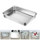thumbnail image 3 of Contenedor de comida de Buffet, bandeja de comida de acero inoxidable, bandeja de servicio de Metal para restaurante de fiesta, 3 of 5