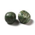 thumbnail image 3 of 500gs Natural Green Spot Jasper Beads Tumbled Stone Vase Filler Gems No Hole/Undrilled 17~30x15~27x8~22mm, 3 of 3