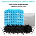 thumbnail image 2 of 2 Pack Stick On Deodorizing Box, 12 Pack Odor Removing Refills for Trash Can, Activated Charcoal Odor Eliminator for Indoor Kitchen Trash/Diaper Pails/Wardrobe/Shoe Cabinet (Blue), 2 of 4