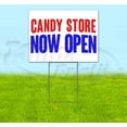 thumbnail image 1 of Candy Store Now Open (18" x 24") Yard Sign, Includes Metal Step Stake, 1 of 6