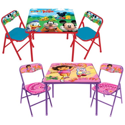 Toddler Activity Table & Chairs Set (Your Choice of Character) with