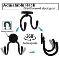 thumbnail image 2 of AUXPhome Soporte magnético para auriculares de hasta 1 kg (2 libras), soporte ajustable para auriculares, soporte para colgar auriculares, gancho para auriculares para ordenador/juegos, auriculares, s, 2 of 5
