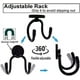 thumbnail image 2 of AUXPhome Soporte magnético para auriculares de hasta 1 kg (2 libras), soporte ajustable para auriculares, soporte para colgar auriculares, gancho para auriculares para ordenador/juegos, auriculares, s, 2 of 5