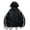 #30-Black, variant on Mens Striped Side Zip Up Hooded Windbreaker Lightweight Loose Fit Outdoor Jacket for Men Black XL Gifts for Father