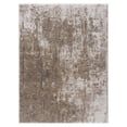 thumbnail image 1 of Madison Park Haley 63x84" Fabric Cozy Shag Abstract Area Rug - Gray/Cream, 1 of 2