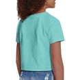 thumbnail image 5 of Uourmeti Girls Axolotl Short Sleeve Tops Size 7-8 Cute Crop Top Mushroom Casual Loose O Neck Sports T-Shirt Kids Summer Clothing, 5 of 6