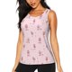 thumbnail image 1 of Fotbe Poodle Dog Blusas Sin Mangas para Mujer – Estilo Casual, Corte Suelto, Slim-Fit, Cuello Redondo Deportivo, Tops de Verano para Gimnasio y Yoga-Large, 1 of 7