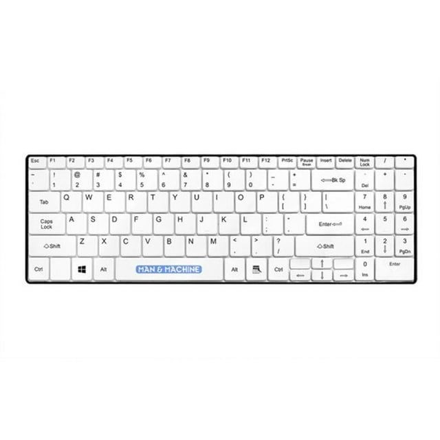 Man & Machine ITSC-W5 C3 Planet Its Cool Keyboard, White