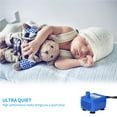thumbnail image 2 of Fuente de agua potable para mascotas Greeniant adaptador de corriente con luz LED, 2 of 6
