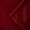 thumbnail image 5 of Berkshire Life Cozy Luxe Plush Bed Blanket, Crimson, Twin Size, 5 of 8