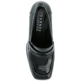 thumbnail image 5 of Journee Womens Malleah Loafer Style Stacked Heel Pumps, Widths Available, 5 of 9