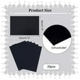 thumbnail image 2 of Adhesive Aluminum Sheet Rectangle Black 80x120x0.1mm 20pcs/box, 2 of 5