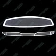 thumbnail image 2 of APS Compatible with Infiniti FX35 FX50 2009-2010 Main Upper Lower Bumper Stainless Steel Chrome Mesh Front Grill Grille Insert Combo N71055T, 2 of 3