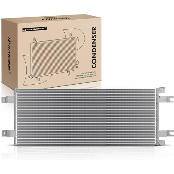 A-Premium Air Conditioning A/C Condenser Compatible with Kenworth & Peterbilt Models, T170 T270 T400 T800 W900, 325 330 335 337 340 & More