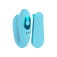 thumbnail image 1 of Loveline Charme Dual Motor Silicone Rechargeable G-Spot Cilitrol Vibrator with Remote Control, Blue, 1 of 4