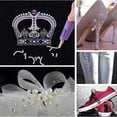 thumbnail image 3 of Applicateur de Hotfix pour Bricolage, Kit d'Outils de Réglage de Baguettes en Strass avec Pince en Acier Inoxydable, Ramasse-Rides, Brosse de Nettoyage, Boîte de Rangement pour Créations Personnalisables, 3 of 5