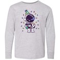 thumbnail image 3 of Inktastic 5th Birthday Astronaut Long Sleeve Youth T-Shirt, 3 of 5