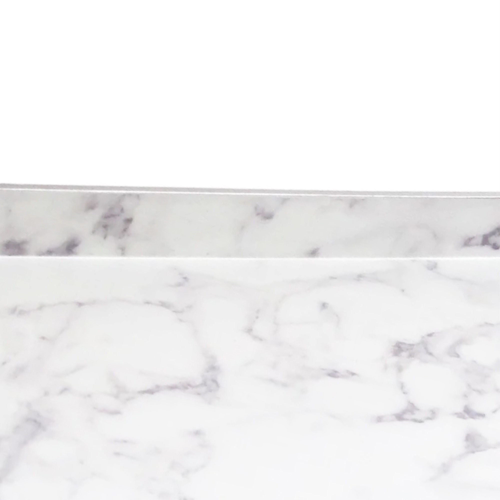 American Atelier, Marble White Gray, Rectangular, Polypropylene Serving Tray with Handles, 14X19" - image 3 of 6