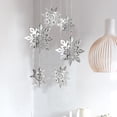 thumbnail image 4 of Copos De Nieve Colgantes De Navidad De Invierno, Copos De Nieve Holográficos 3D Para Navidad, Fiesta De Año Nuevo, Decoración Del Hogar 18 Uds. Moyic HA038135-00, 4 of 6