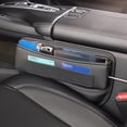 thumbnail image 6 of jiaping Car Seat Filler Storage Pocket Waterproof Slot Filling Expansion Space Interior Black, 6 of 9
