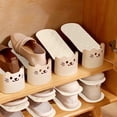 thumbnail image 1 of Double Layered Shoe Shoe Cabinet Adjustable Storage Shoe Rack Home Use Shoe Storage Thick Plastic Shoe Storage, 1 of 6