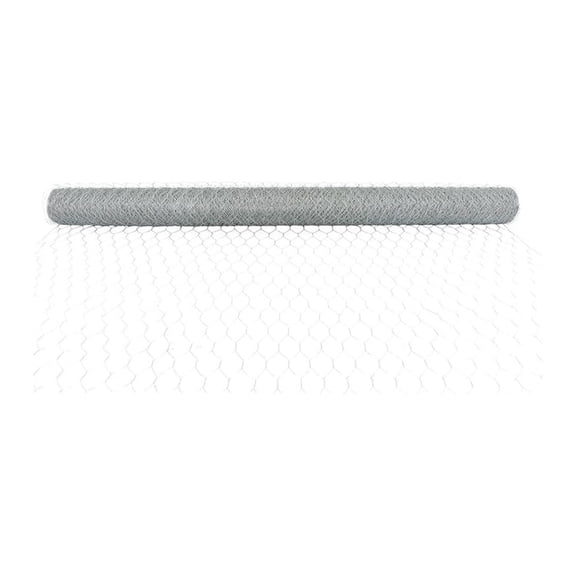 6Ft x 150Ft 0.9mm 2In 72In Chicken Wire Netting Galvanized Wire Chicken Coop Mesh for Garden Fences Poultry Breeding Nets