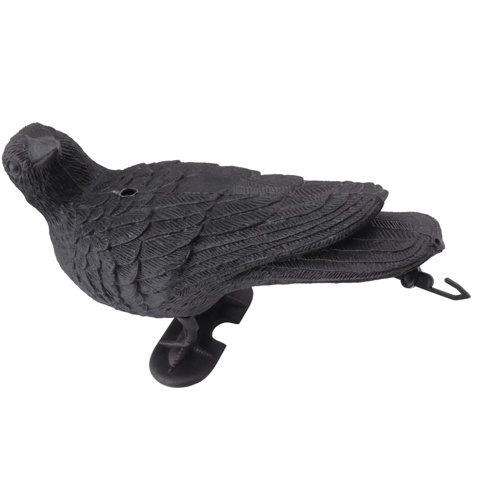 Plastic Crow Decoys, Elbow Crow Crow Sculpture Black For Trees