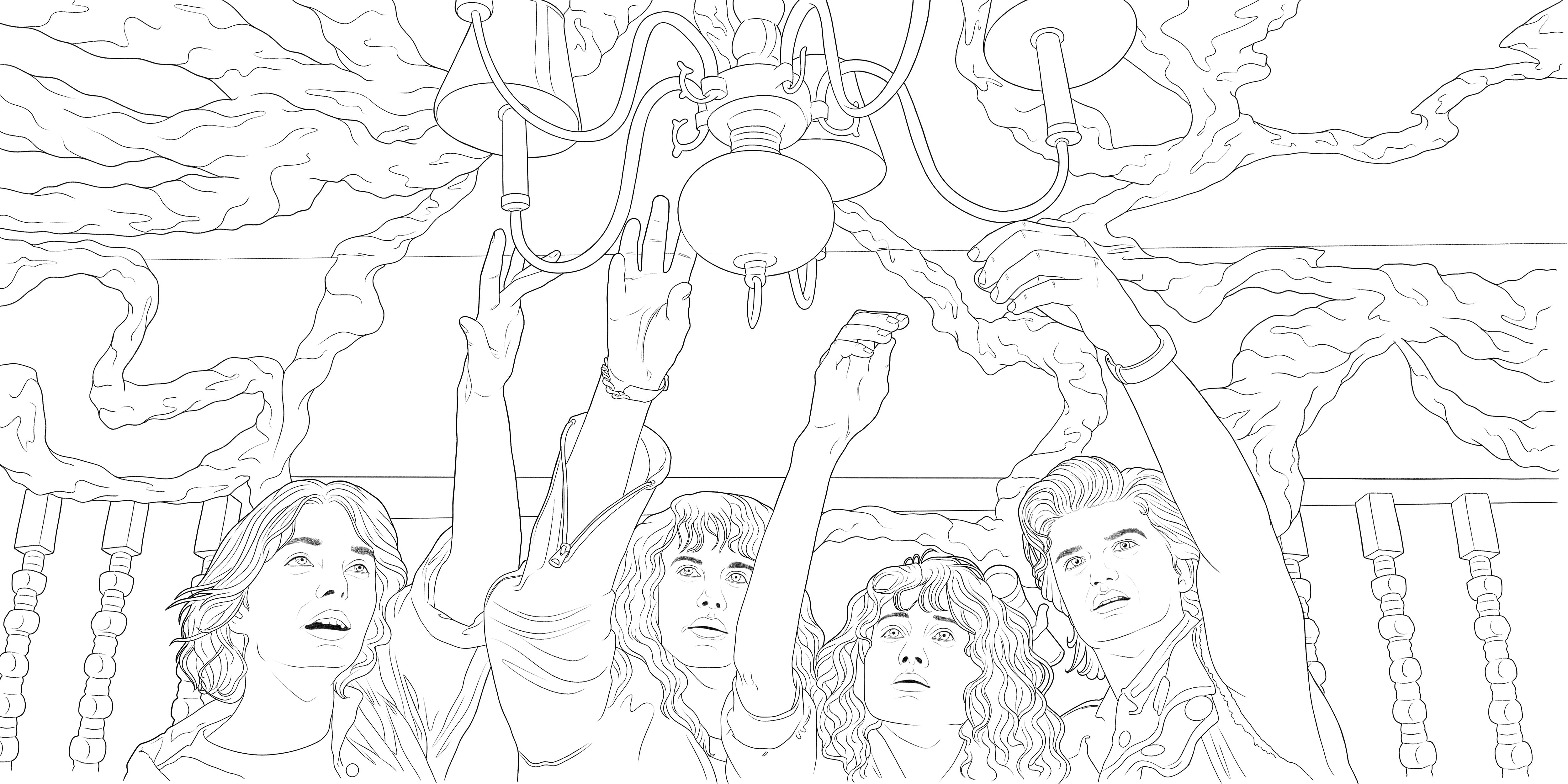 Stranger Things: the Official Coloring Book, Season 4, 80 pages (Paperback)