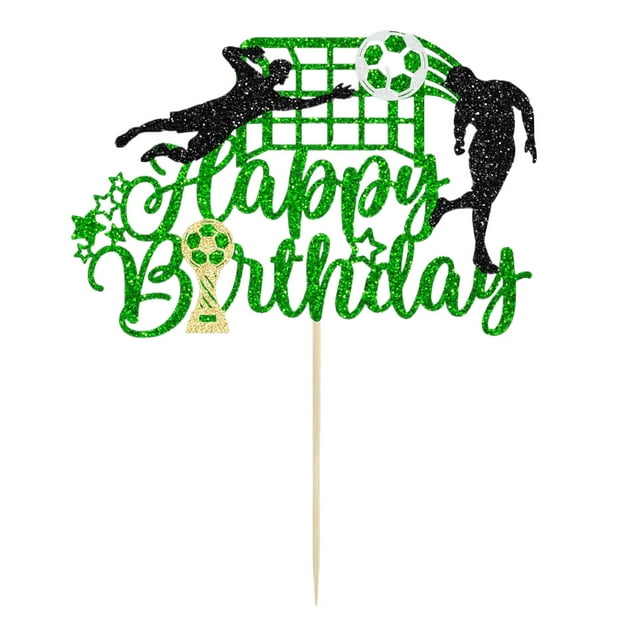 Xingzhi Creative football cake card insertion