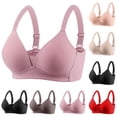 thumbnail image 4 of WREESH Bras For Women No Underwire Wireless Bra Cup Push Up Underwear Bra Beige, 4 of 4