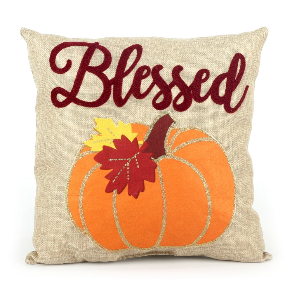 Way To Celebrate Harvest Pillow-Blessed - Walmart.com - Walmart.com