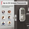 Silver Security Lock Silver Zinc Alloy Silver Home Security Door Locks - Walmart.com